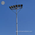 25m 30m type Q235/SS400 Galvanized High Mast Lamp Pole